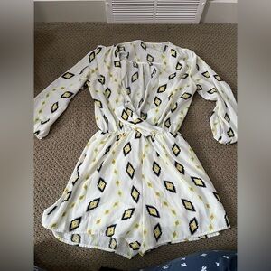 Stylish Geometric Print romper